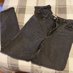 Abercrombie Curve Love High Rise Straight Jeans